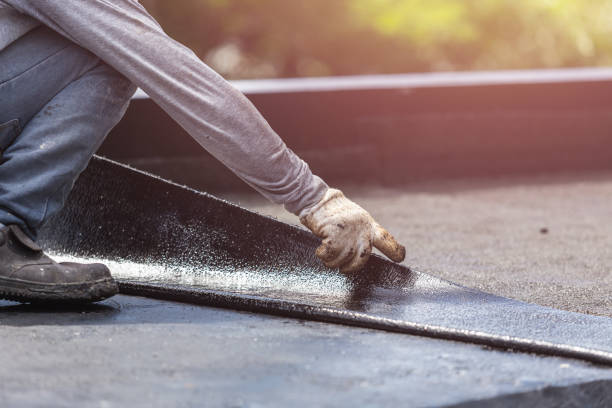 Professional Basement Waterproofing technician working in Cosby, TN